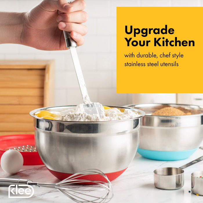 Klee Stainless Steel Assorted Kitchen Utensil Set & Reviews Wayfair